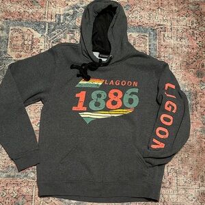 Lone Rock Clothing 1886 Gray Hoodie medium winter layers